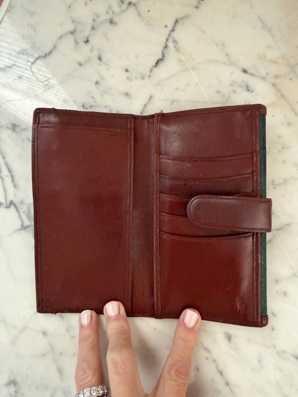 Vintage Ralph Lauren  long plaid wallet - Picture 4 of 6